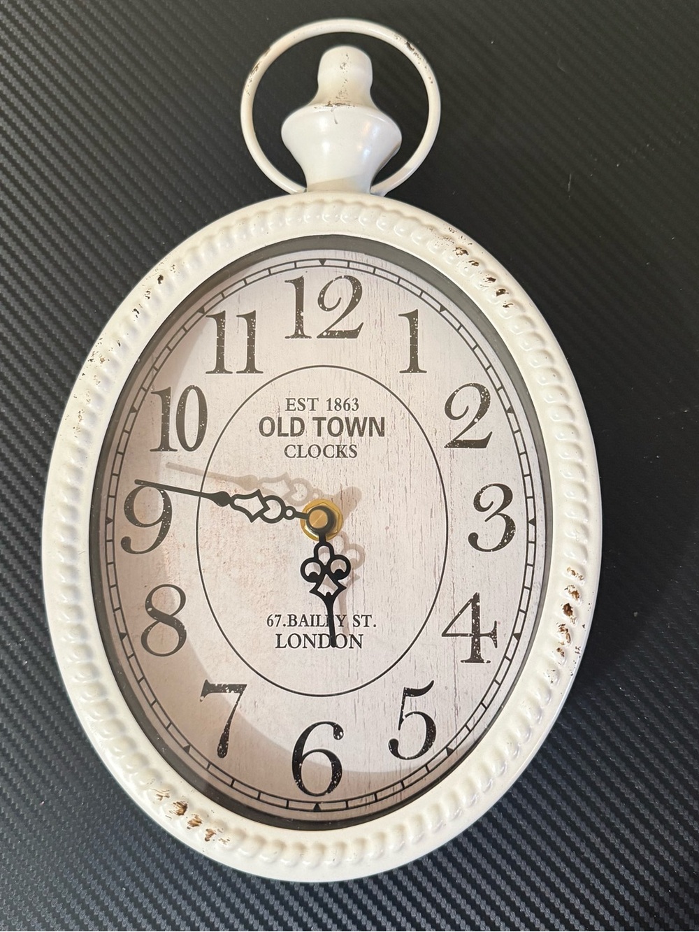 Vintage Old Town Clocks London Pocket Watch Style Wall Clock Rustic Decor